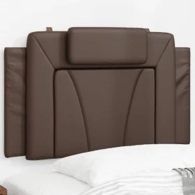Gepolstertes Kopfteil aus braunem Kunstleder, 80 cm breit. von , Kopf- und Fußteile - Ref: Foro24-374762, Preis: 30,78 €, Rab...