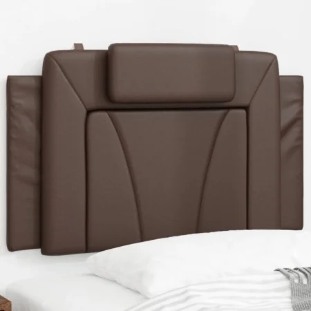 Padded headboard in brown synthetic leather, 80 cm. by , Headboards and footboards - Ref: Foro24-374762, Price: 30,78 €, Disc...