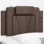 Padded headboard in brown synthetic leather, 80 cm. by , Headboards and footboards - Ref: Foro24-374762, Price: 30,78 €, Disc...