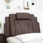 Padded headboard in brown synthetic leather, 80 cm. by , Headboards and footboards - Ref: Foro24-374762, Price: 30,78 €, Disc...