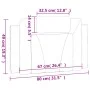 Cabecero de cama acolchado cuero sintético marrón 80 cm de , Cabeceros y pies de cama - Ref: Foro24-374762, Precio: 30,77 €, ...