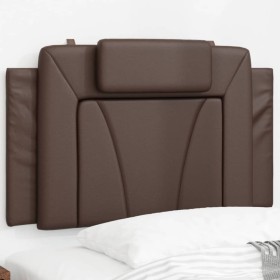 Brown synthetic leather padded headboard 90 cm by , Headboards and footboards - Ref: Foro24-374769, Price: 31,58 €, Discount: %