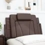 Gepolstertes Kopfteil aus braunem Kunstleder, 90 cm von , Kopf- und Fußteile - Ref: Foro24-374769, Preis: 31,23 €, Rabatt: %