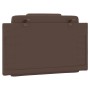 Brown synthetic leather padded headboard 90 cm by , Headboards and footboards - Ref: Foro24-374769, Price: 31,58 €, Discount: %