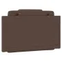 Cabecero de cama acolchado cuero sintético marrón 90 cm de , Cabeceros y pies de cama - Ref: Foro24-374769, Precio: 31,23 €, ...