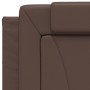 Gepolstertes Kopfteil aus braunem Kunstleder, 90 cm von , Kopf- und Fußteile - Ref: Foro24-374769, Preis: 31,58 €, Rabatt: %