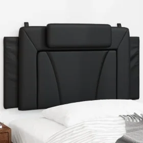 Black synthetic leather padded bed headboard 100 cm by , Headboards and footboards - Ref: Foro24-374774, Price: 39,59 €, Disc...