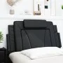 Gepolstertes Bettkopfteil aus schwarzem Kunstleder, 100 cm von , Kopf- und Fußteile - Ref: Foro24-374774, Preis: 39,55 €, Rab...