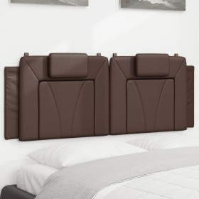 Gepolstertes Kopfteil aus braunem Kunstleder, 120 cm von , Kopf- und Fußteile - Ref: Foro24-374783, Preis: 33,95 €, Rabatt: %