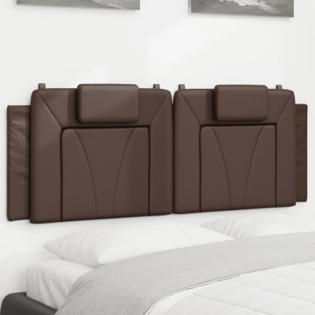 Gepolstertes Kopfteil aus braunem Kunstleder, 120 cm von , Kopf- und Fußteile - Ref: Foro24-374783, Preis: 33,95 €, Rabatt: %