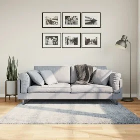 Moderne blaue Langflor-Teppich 160x160 cm von , Teppiche - Ref: Foro24-375324, Preis: 50,20 €, Rabatt: %