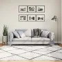 Moderne Langflor-Teppich in Creme und Schwarz, 200x200 cm. von , Teppiche - Ref: Foro24-375370, Preis: 68,50 €, Rabatt: %