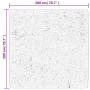 Alfombra de pelo largo moderna crema y negro 200x200 cm by , Rugs - Ref: Foro24-375370, Price: 69,32 €, Discount: %