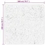 Alfombra de pelo largo moderna crema y negro 200x200 cm de , Alfombras - Ref: Foro24-375370, Precio: 68,50 €, Descuento: %
