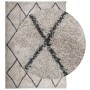 Alfombra pelo largo moderna PAMPLONA beige antracita 160x230 cm de , Alfombras - Ref: Foro24-375391, Precio: 77,03 €