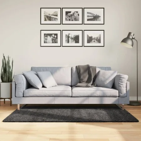 Moderne anthrazitgraue Langflor-Teppich 120x170 cm von , Teppiche - Ref: Foro24-375190, Preis: 43,45 €, Rabatt: %