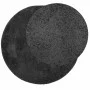 Moderne anthrazitgraue Hochflor-Teppich Ø 80 cm von , Teppiche - Ref: Foro24-375199, Preis: 23,15 €, Rabatt: %