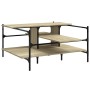 Mesa de centro madera ingeniería roble Sonoma 100x100x48,5 cm by , Coffee table - Ref: Foro24-842312, Price: 78,19 €, Discoun...