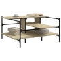 Mesa de centro madera ingeniería roble Sonoma 100x100x48,5 cm by , Coffee table - Ref: Foro24-842312, Price: 78,19 €, Discoun...