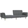 Sofá cama de 2 plazas con dos almohadas tela gris claro by , Sofas - Ref: Foro24-375869, Price: 285,57 €, Discount: %