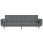 Sofá cama de 2 plazas con dos almohadas tela gris claro by , Sofas - Ref: Foro24-375869, Price: 290,75 €, Discount: %