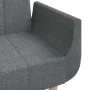 Sofá cama de 2 plazas con dos almohadas tela gris claro by , Sofas - Ref: Foro24-375869, Price: 285,57 €, Discount: %
