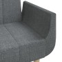 Sofá cama de 2 plazas con dos almohadas tela gris claro by , Sofas - Ref: Foro24-375869, Price: 290,75 €, Discount: %