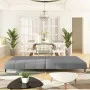 Sofá cama de 2 plazas terciopelo gris claro by , Sofas - Ref: Foro24-375874, Price: 254,72 €, Discount: %