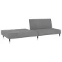 Sofá cama de 2 plazas terciopelo gris claro by , Sofas - Ref: Foro24-375874, Price: 254,72 €, Discount: %