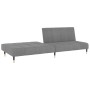 Zweiplätziges Schlafsofa aus hellgrauem Samtstoff von , Sofas - Ref: Foro24-375874, Preis: 249,42 €, Rabatt: %