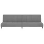 Sofá cama de 2 plazas terciopelo gris claro by , Sofas - Ref: Foro24-375874, Price: 254,72 €, Discount: %