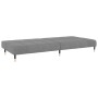 Sofá cama de 2 plazas terciopelo gris claro by , Sofas - Ref: Foro24-375874, Price: 249,42 €, Discount: %