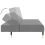 Zweiplätziges Schlafsofa aus hellgrauem Samtstoff von , Sofas - Ref: Foro24-375874, Preis: 254,72 €, Rabatt: %