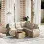 Juego de sofás jardín con cojines 6 pzas ratán sintético beige by , Garden sets - Ref: Foro24-3257332, Price: 451,98 €, Disco...