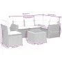 Juego de sofás jardín con cojines 6 pzas ratán sintético beige by , Garden sets - Ref: Foro24-3257339, Price: 451,96 €, Disco...