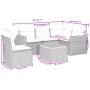 Juego de sofás jardín con cojines 6 pzas ratán sintético beige by , Garden sets - Ref: Foro24-3257339, Price: 451,31 €, Disco...
