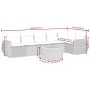 Set sofás de jardín 7 piezas y cojines ratán sintético beige de , Conjuntos de jardín - Ref: Foro24-3257347, Precio: 455,48 €...