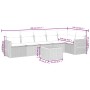Set sofás de jardín 7 piezas y cojines ratán sintético beige by , Garden sets - Ref: Foro24-3257347, Price: 454,39 €, Discoun...