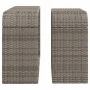 Estantes de almacenaje 2 unidades ratán sintético gris de , Perchas y estanterías - Ref: Foro24-366132, Precio: 77,60 €, Desc...