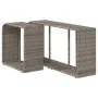 Estantes de almacenaje 2 unidades ratán sintético gris de , Perchas y estanterías - Ref: Foro24-366132, Precio: 77,60 €, Desc...