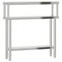 Küchenarbeitstisch mit Edelstahlregal 110x30x120cm von , Wiederherstellung - Ref: Foro24-3208894, Preis: 238,14 €, Rabatt: %