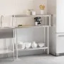 Küchenarbeitstisch mit Edelstahlregal 110x30x120cm von , Wiederherstellung - Ref: Foro24-3208894, Preis: 238,14 €, Rabatt: %