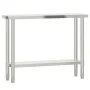 Küchenarbeitstisch mit Edelstahlregal 110x30x120cm von , Wiederherstellung - Ref: Foro24-3208894, Preis: 238,14 €, Rabatt: %
