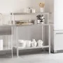 Arbeitstisch für die Küche mit Edelstahlregal 110x55x120cm. von , Wiederherstellung - Ref: Foro24-3208896, Preis: 226,34 €, R...