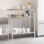 Arbeitstisch für die Küche mit Edelstahlregal 110x55x120cm. von , Wiederherstellung - Ref: Foro24-3208896, Preis: 246,40 €, R...