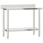 Arbeitstisch für die Küche mit Edelstahlregal 110x55x120cm. von , Wiederherstellung - Ref: Foro24-3208896, Preis: 226,34 €, R...