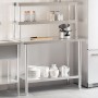 Arbeitstisch für die Küche mit Edelstahlregal 110x55x150cm. von , Wiederherstellung - Ref: Foro24-3208907, Preis: 296,64 €, R...