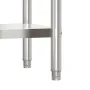 Mesa de trabajo para cocina con estante acero inox 110x55x150cm by , Restoration - Ref: Foro24-3208907, Price: 285,05 €, Disc...