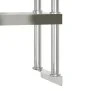 Mesa de trabajo para cocina con estante acero inox 110x55x150cm by , Restoration - Ref: Foro24-3208907, Price: 285,05 €, Disc...