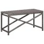 Synthetic rattan garden bench, gray, 80 cm by vidaXL, garden benches - Ref: Foro24-46208, Price: 68,16 €, Discount: %